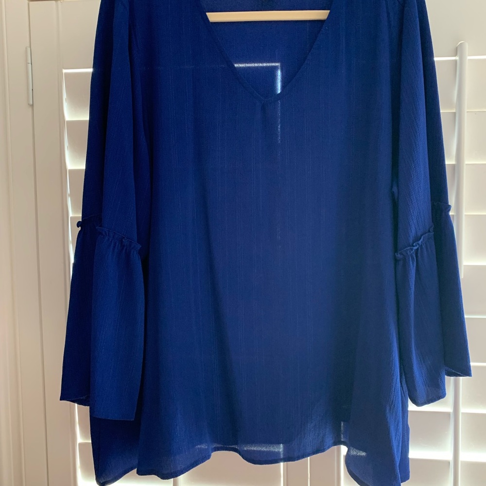 Cobalt blouse